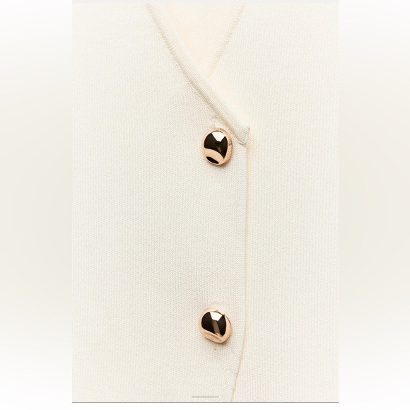 Zara Ivory Vest - Small - Picture 6 of 6